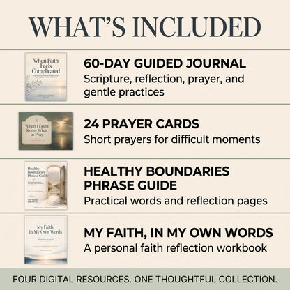 When Faith Feels Complicated: The Complete Faith & Reflection Toolkit